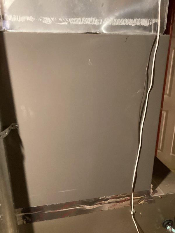 Provided estimate for replacement of 21-year-old air conditioning system with suspected refrigerant leak. Current Carrier furnace and ductwork system evaluated in basement location, with unit currently operational but showing signs of declining efficiency. Reviewed equipment specifications, assessed existing installation configuration including plenum connections and drainage systems, and documented current system condition to prepare comprehensive replacement recommendations.