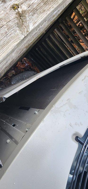 Completed comprehensive preventive maintenance on two residential air conditioning systems. Performed standard inspection procedures including checking refrigerant levels, cleaning condenser coils, inspecting electrical connections, testing capacitors, and verifying proper airflow on both units. One exterior condensing unit showed significant weathering, dirt accumulation, and surface staining from extended outdoor exposure; addressed debris buildup in overhead roof area near equipment location. All systems tested and confirmed operational within manufacturer specifications. Recommended customer enrollment in warranty/maintenance plan for continued service coverage.