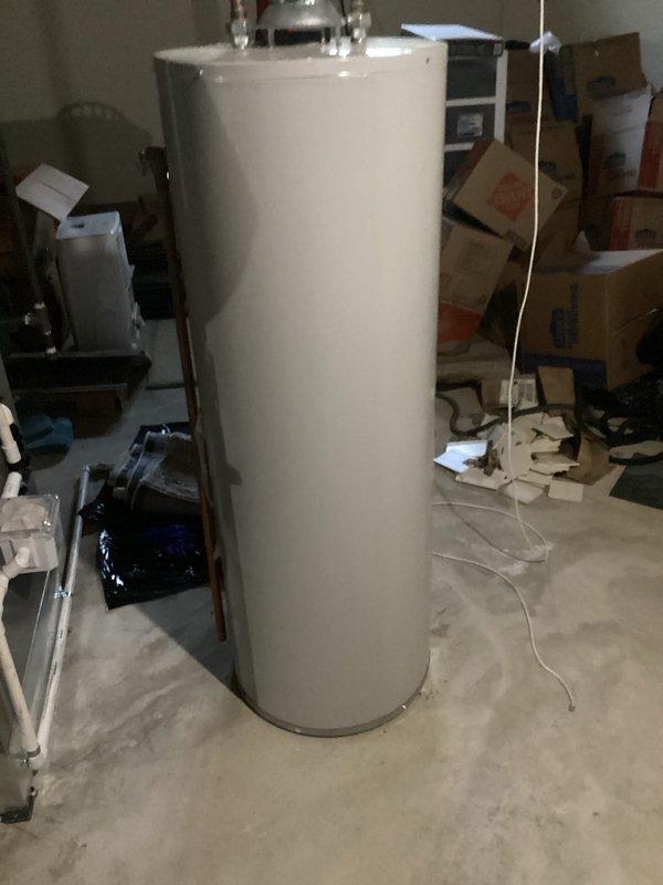 Conducted on-site assessment for water heater replacement in residential basement utility area. Documented existing water heater unit condition, surrounding plumbing connections, and spatial requirements for potential installation. Confirmed appointment details and maintained communication with property owner regarding scheduling and contact information for upcoming water heater replacement service.