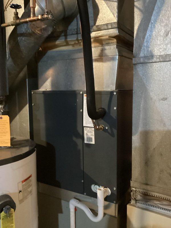 Conducted on-site evaluation for non-operational air conditioning system at residential property. Assessed existing outdoor condensing unit and confirmed indoor air handler/blower assembly in basement remains functional. Documented current HVAC equipment configuration including furnace, air handler, ductwork, and associated mechanical components. Provided comprehensive replacement estimate for outdoor AC unit to restore cooling capacity to the home.