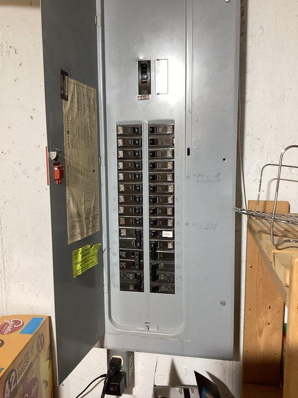 Completed HVAC replacement estimate for non-operational air conditioning system. Evaluated existing basement mechanical room installation including air handler unit, ductwork configuration, and electrical service panel to determine replacement requirements and verify account information for equipment upgrade proposal.