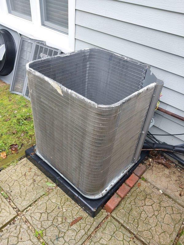 Completed comprehensive generator and air conditioning maintenance service under Worry Free Service Agreement. Performed full system inspection of outdoor condensing unit, including examination of compressor assembly, refrigerant lines, electrical connections, and condenser coil condition. All components found operating within normal parameters with coils showing minimal debris accumulation and copper refrigerant lines intact without visible leaks.