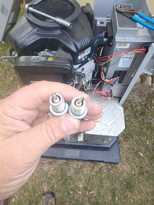 Completed scheduled preventive maintenance on standby generator unit. Inspected electrical connections, replaced worn capacitors, and verified proper operation of all control systems. Unit tested successfully under load with all parameters within normal operating specifications.