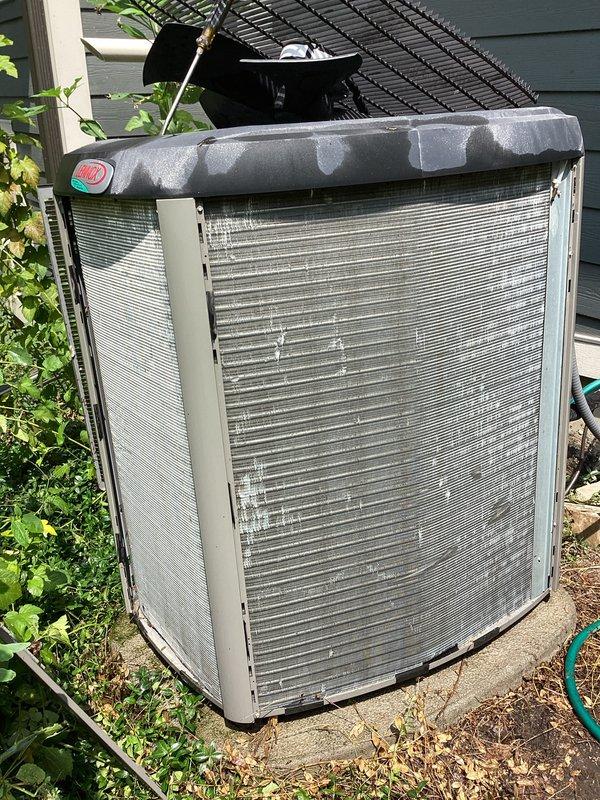 Completed scheduled HVAC maintenance tune-up on residential cooling system. Unit confirmed operational upon arrival with no customer-reported issues. Performed comprehensive inspection of outdoor condenser unit, verified proper operation of all components, and documented equipment condition with photographic records. System operating within normal parameters at time of service completion.