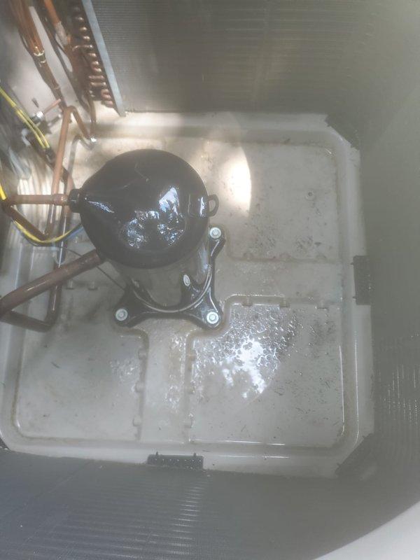 Completed routine AC maintenance on Bryant residential condensing unit. Performed comprehensive system inspection including cleaning condenser coils, checking refrigerant lines and electrical connections, and verifying proper condensate drainage from air handler. Unit operating within normal parameters with adequate airflow and no immediate service concerns identified.