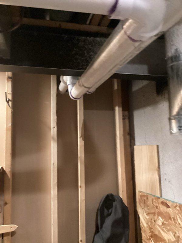 Provided estimate for complete HVAC system replacement of non-operational 10-year-old air conditioning unit and air handler located in basement utility area. Assessed existing installation including ductwork, refrigerant lines, PVC drainage system, and electrical connections to determine scope of replacement work. Documented current system configuration and discussed equipment options with property owner for upcoming installation scheduled between 11:00 AM and 1:00 PM.