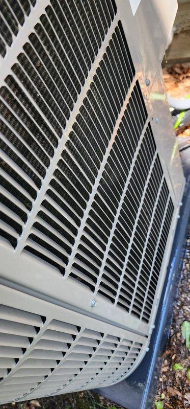 Completed routine preventative maintenance inspection on residential air conditioning system as part of cooling season service agreement. Performed comprehensive system evaluation including exterior unit inspection, internal component assessment, and condensate drain pan examination. Unit found in operational condition with normal seasonal debris accumulation around exterior housing; all critical components including compressor and drainage system functioning within normal parameters.