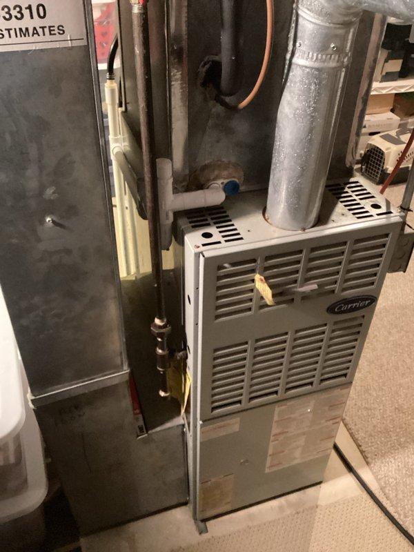 Conducted on-site estimate for replacement of non-operational 3-ton air conditioning unit and evaluated existing 30-year-old Carrier furnace for potential replacement. Assessed current HVAC system configuration in basement mechanical room, documented equipment specifications, ductwork connections, electrical service, and gas line routing to provide comprehensive replacement options for both single AC unit replacement and full system upgrade scenarios.