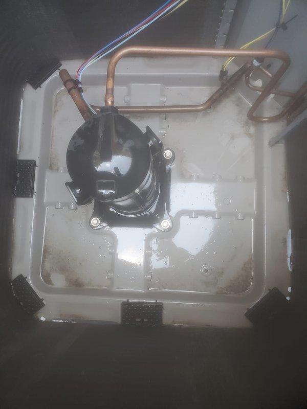 Completed routine cooling season maintenance on Bryant outdoor condensing unit. Performed standard inspection of compressor, refrigerant lines, condenser coil, and electrical connections. Unit operating within normal parameters. Customer indicated service agreement will not be renewed due to relocation in October 2026.