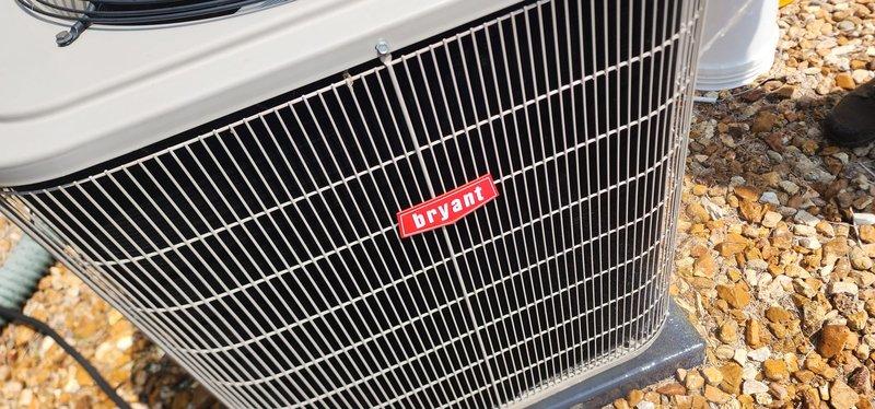 Completed routine cooling system maintenance on Bryant air conditioning unit. Inspected outdoor condenser unit, verified proper operation of all components, checked condensate drainage system and drip pan for proper function, and confirmed refrigerant lines and electrical connections were secure. Unit operating within normal parameters with no issues identified.