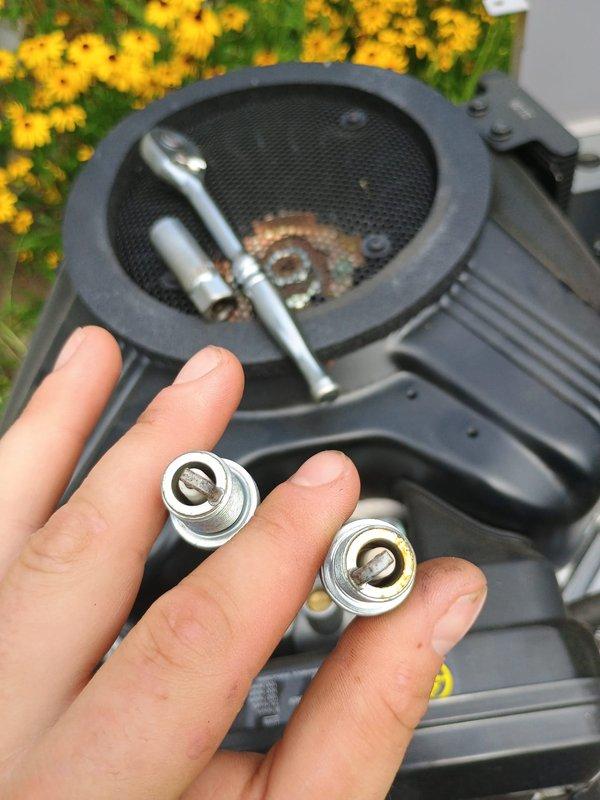 Performed routine preventive maintenance on residential standby generator equipped with Vanguard 627cc engine. Removed and replaced spark plugs showing normal wear patterns. Inspected air filtration system and noted mesh filter screen in serviceable condition. Verified electrical connections and control box wiring remained secure with no signs of deterioration or loose terminals. Confirmed generator mounting remained stable on concrete pad with all mechanical components properly secured. Unit tested successfully following maintenance procedures with all systems operating within normal parameters.
