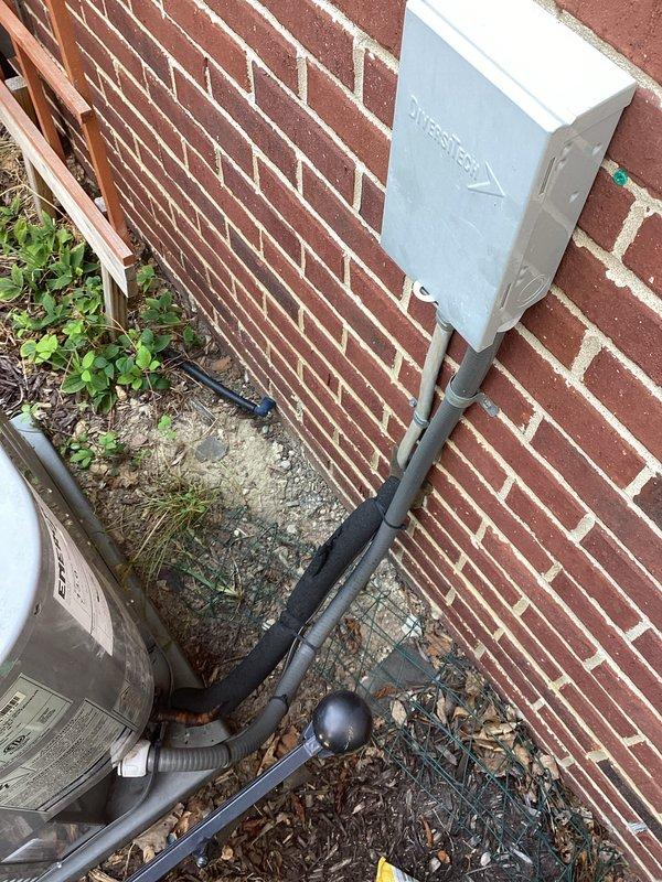 Conducted on-site evaluation of existing 10-year-old air conditioning system for replacement estimate. Inspected outdoor condensing unit located on cement pad at rear of property and indoor air handler in mechanical room. Documented current system configuration including electrical disconnect, conduit routing along brick exterior wall, and indoor equipment condition. Assessed installation requirements and existing infrastructure to provide comprehensive replacement options and product recommendations for comparison purposes.