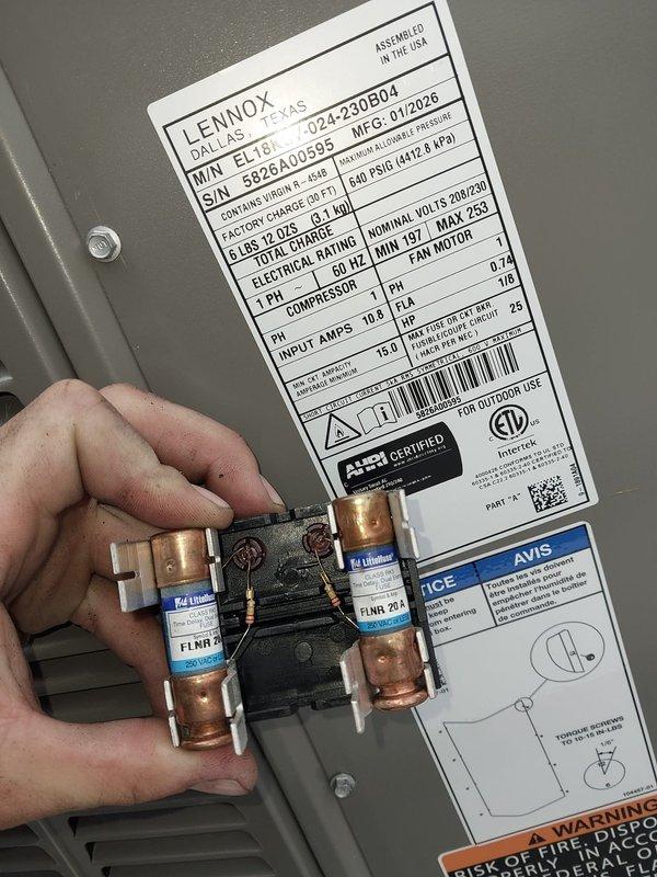 Completed warranty callback to address failed inspection items on HVAC installation. Replaced rooftop lineset insulation with UV-resistant material meeting minimum R4 requirements and installed continuous insulation on refrigerant lines near first floor furnace to meet code specifications. Documented all corrective work with photographs per warranty requirements.