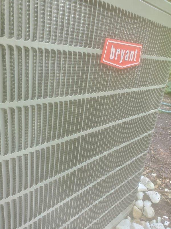 Completed scheduled preventive maintenance tune-up on Bryant air conditioning system as part of prepaid maintenance program. System was operating properly upon arrival. Performed comprehensive cooling season inspection including visual examination of outdoor condensing unit, verified compressor operation, inspected refrigerant lines and insulation integrity, checked electrical connections and wiring, and evaluated drain pan condition. All components found functioning within normal parameters with no deficiencies noted.
