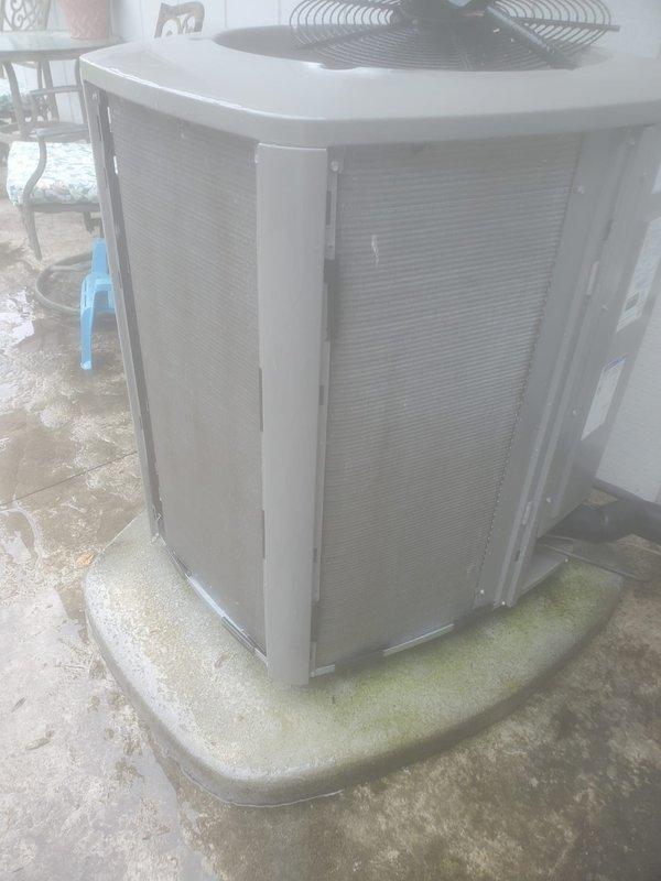 Completed scheduled cooling season preventive maintenance on residential split-system air conditioning unit. Performed comprehensive system inspection including condenser unit evaluation, refrigerant line assessment, and electrical connection verification. All components found operating within normal parameters with no immediate service needs identified.