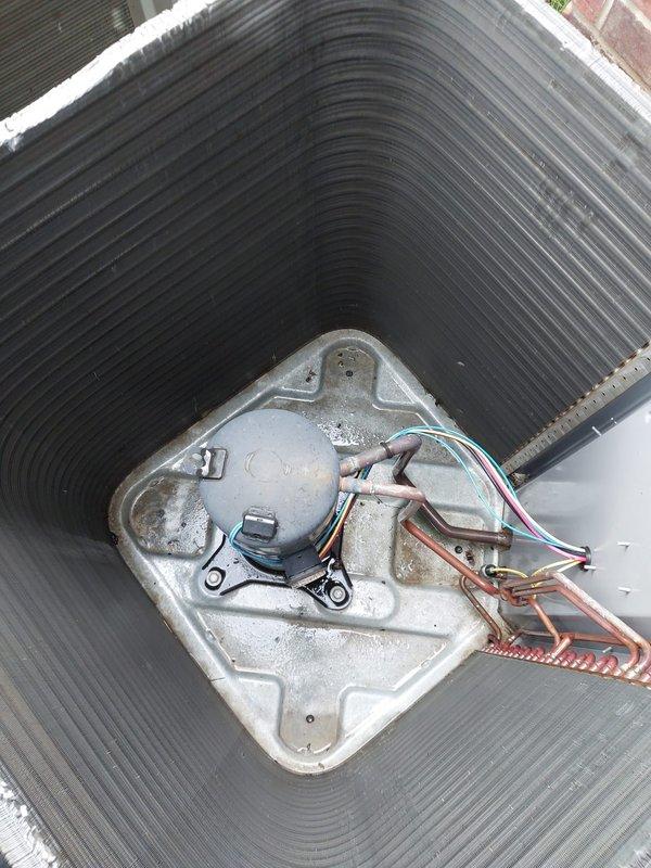 Completed routine preventive maintenance on dual outdoor condensing units as part of recurring cooling season service agreement. Performed comprehensive inspection of both systems including motor assemblies, condenser coils, refrigerant lines, electrical connections, and heat exchanger components; all equipment found operating within normal parameters with minor dust and debris accumulation typical of outdoor installations.