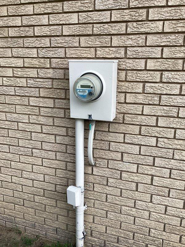 Completed electrical estimate for standby generator installation at residential property. Assessed existing electrical service configuration, including current meter location, service entrance conduit routing, and available wall space for transfer switch and generator connection equipment. Documented exterior utility infrastructure and determined optimal placement for generator system integration with existing electrical service.