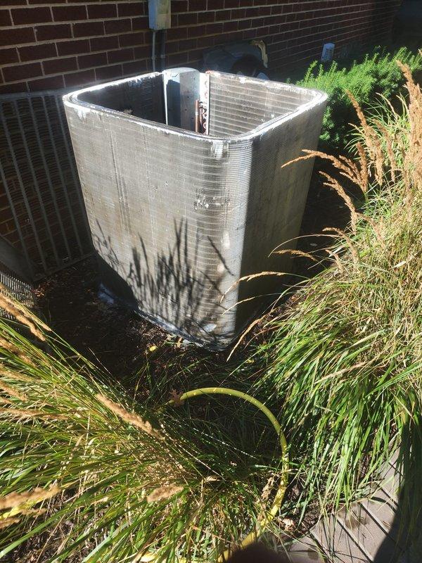 Completed comprehensive summer maintenance on 14-year-old outdoor air conditioning system under prepaid worry-free service plan. Performed full AC tune-up including inspection of condenser unit, compressor, refrigerant lines, and electrical connections. Unit operating normally with proper condensation present; condenser coils and all components found in satisfactory working condition with no deficiencies noted.