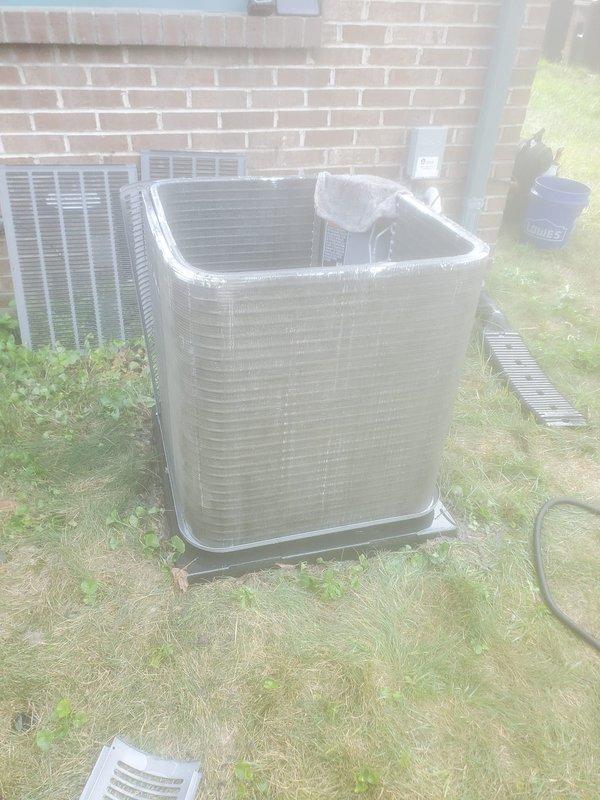 Completed routine cooling season maintenance under Worry Free Service Agreement on residential air conditioning system. Performed comprehensive AC tune-up including inspection of outdoor condenser unit, compressor assembly, refrigerant lines, electrical connections, and mounting hardware. All components found operating within normal parameters with no issues identified or repairs required.