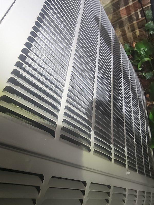 Completed preventive maintenance tune-up on dual system air conditioning unit. Performed comprehensive inspection of outdoor condenser unit, including compressor, condenser fan motor, capacitor, refrigerant lines, and electrical connections. All components found operating within normal parameters, system cooling properly with no deficiencies noted.