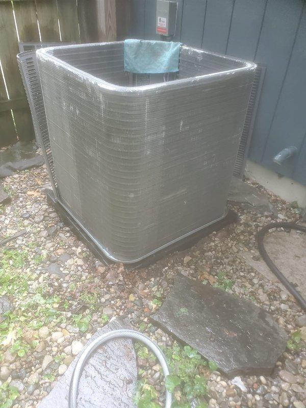 Completed scheduled Worry Free Service Agreement cooling maintenance on residential air conditioning system. Performed comprehensive inspection of outdoor condensing unit, verified proper compressor operation, checked refrigerant lines and electrical connections, and documented equipment condition with photographic records. Unit found operating within normal parameters with no deficiencies noted.