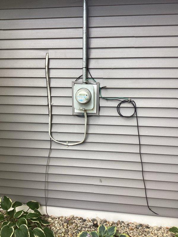 Conducted comprehensive HVAC system evaluation for non-operational furnace and hot water tank. Documented existing equipment conditions including attic-mounted air handler unit with flexible ductwork configuration and exterior electrical service connections, and provided replacement estimate with equipment options to restore heating and hot water functionality.
