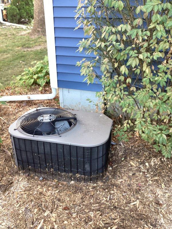 Completed comprehensive estimate for full HVAC system replacement including both furnace and air conditioning unit. Existing outdoor condensing unit evaluated and documented, showing typical wear consistent with system age. Air conditioning system currently operational but diagnosed with slow refrigerant leak requiring ongoing monitoring or replacement. Indoor furnace unit confirmed to be over 20 years old, approaching end of expected service life. Provided detailed replacement options for complete heating and cooling system upgrade, including equipment specifications, installation scope, and available financing programs for homeowner consideration.