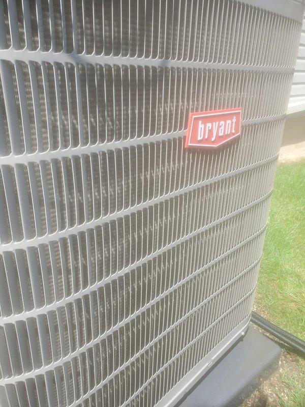Completed preventive maintenance service on Bryant outdoor condensing unit as part of Worry Free Service Agreement cooling season inspection. Performed comprehensive system evaluation including inspection of compressor assembly, refrigerant lines, electrical connections, and condenser coil condition. All components operating within normal parameters with no deficiencies noted at time of service.
