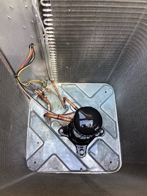 Completed comprehensive preventive maintenance tune-up on residential air conditioning system under prepaid service plan. Performed thorough inspection of outdoor condenser unit and indoor air handler, including examination of evaporator coil, refrigerant lines, blower motor assembly, and electrical connections. All components found operating within normal parameters with no deficiencies noted; system confirmed in proper working condition for continued cooling season operation.