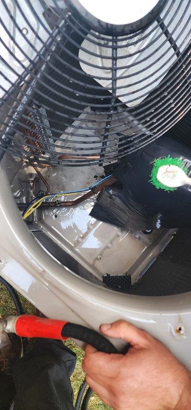 Completed routine cooling season maintenance on residential air conditioning system. Performed comprehensive inspection of outdoor condenser unit, including examination of fan assembly, electrical components, capacitor, and control board. Verified proper operation of all mechanical and electrical systems to ensure optimal performance under Worry Free Service Agreement coverage.