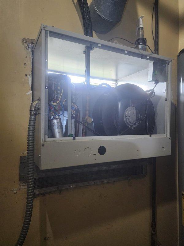 Completed preventative maintenance on residential air conditioning system. Performed comprehensive inspection of air handler unit, verified blower motor operation, and checked electrical connections and controls. Utilized refrigerant manifold gauges to measure system pressures and temperatures, confirming proper refrigerant charge and system performance within manufacturer specifications.