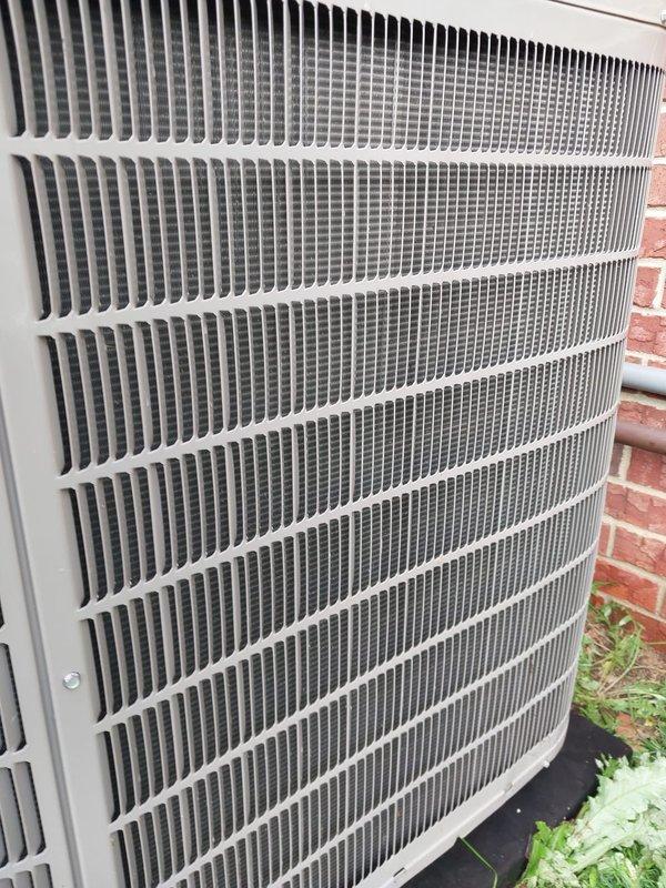 Completed preventative maintenance on residential split-system air conditioning unit. Performed comprehensive inspection of indoor evaporator coil assembly and outdoor condenser unit, checking refrigerant lines, electrical connections, and drainage system. All components found operating within normal parameters with coils clean and refrigerant lines properly insulated; confirmed adequate drainage from condensate pan and verified condenser fins in acceptable condition with no major obstructions.