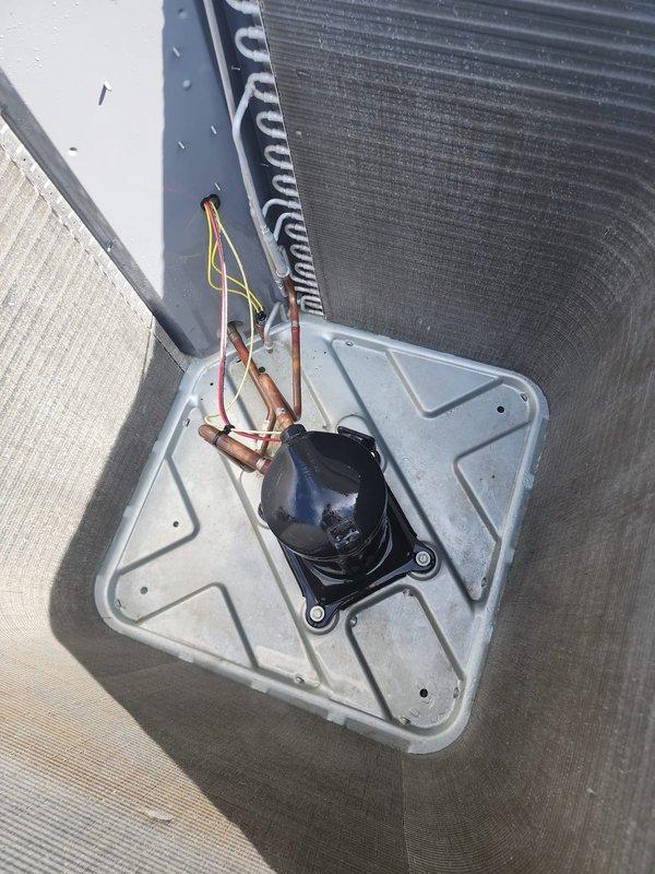 Completed scheduled AC tune-up and preventive maintenance on residential cooling system. Performed comprehensive inspection of outdoor condensing unit, including condenser coil cleaning, electrical connection verification, and component assessment. System operational and ready for continued service with no deficiencies noted at time of inspection.