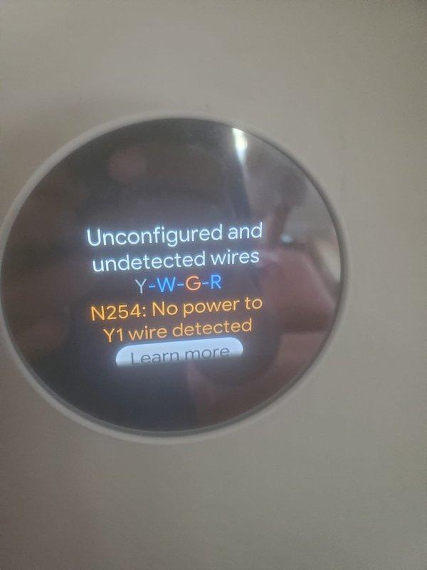 Completed AC maintenance and tune-up service. During inspection, identified thermostat error indicating unconfigured wiring with no power detected to Y1 wire; addressed wiring configuration issue. Customer enrolled in maintenance plan during service visit.