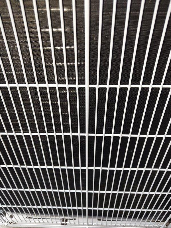 Completed preventive maintenance on two Carrier air conditioning systems. Performed comprehensive inspection of outdoor condenser units, including examination of condenser coils, fins, and heat exchanger components. All units found in satisfactory operating condition with coils clean and fins properly aligned for optimal airflow and heat transfer efficiency.