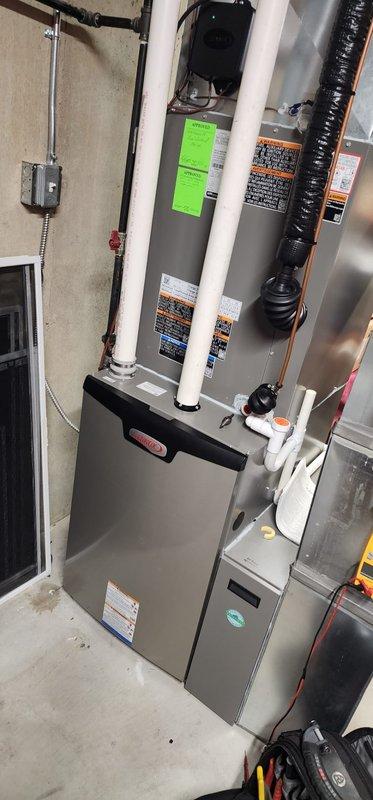 Completed comprehensive heating maintenance on residential HVAC system including furnace and air handler unit. Cleared thermostat alerts as requested, performed full system inspection of electrical components, control board, blower motor assembly, and verified proper operation of all safety controls. All equipment found in good working condition with no issues identified.