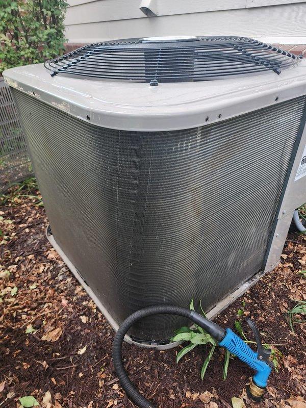 Completed preventive maintenance on two residential air conditioning systems. Performed comprehensive inspections of both outdoor condenser units, including cleaning of coils, verification of proper airflow through protective grilles, and assessment of all mechanical components. All systems operational and functioning within normal parameters.