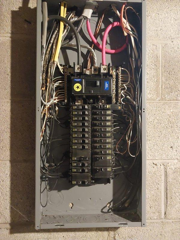 Responded to service call for completely dead thermostat in first floor dining room resulting in loss of cooling capability. Upon arrival, confirmed seven-year-old thermostat had no display and was unresponsive. Performed diagnostic testing at equipment and electrical panel to verify power supply and control circuit integrity. Inspected furnace disconnect box and main electrical panel for any tripped breakers or loose connections. Traced low-voltage wiring from air handler to thermostat location. Determined thermostat had failed and required replacement. Installed new thermostat, configured system settings, and verified proper communication with HVAC equipment. Tested heating and cooling cycles to confirm full system operation restored. System now functioning normally with cooling capability operational.