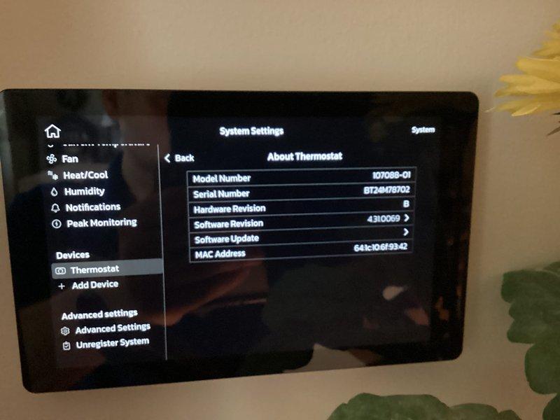 Completed installation of new Lennox air conditioning system including indoor air handler unit and digital programmable thermostat. System was fully commissioned, tested for proper operation, and thermostat programmed to customer specifications with all settings verified through the advanced diagnostics menu.