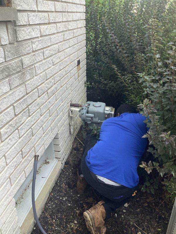 Conducted comprehensive generator installation estimate at residential property. Assessed existing electrical infrastructure, including main service panel with multiple circuit breakers and current load distribution. Evaluated exterior installation site adjacent to building foundation, noting confined workspace between structural wall and landscaping. Inspected available conduit pathways and determined optimal generator placement for proper ventilation clearances and accessibility. Documented electrical panel capacity and available circuits for automatic transfer switch integration. Customer acknowledged estimated price range for complete generator system installation including equipment, transfer switch, electrical connections, and necessary permits.