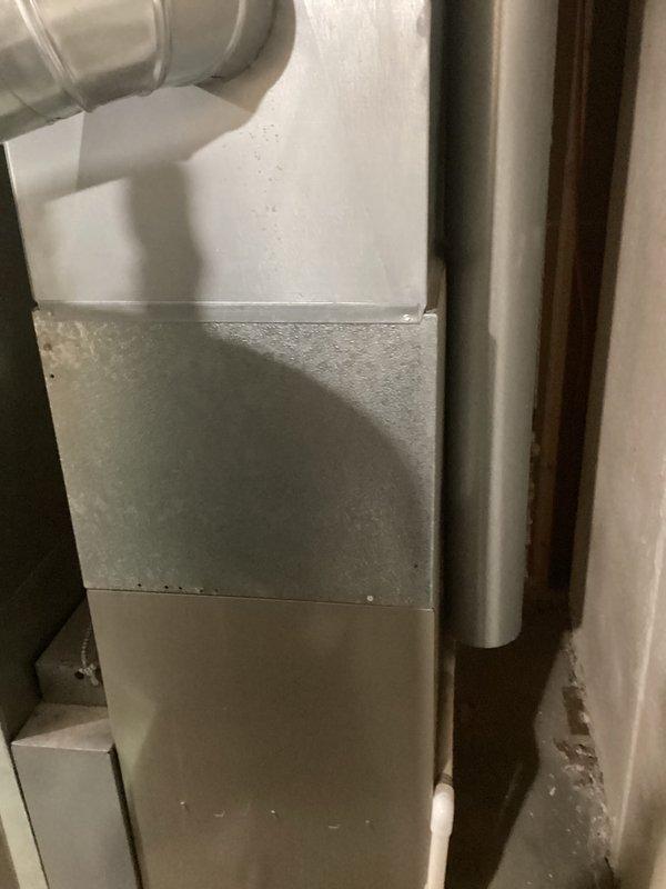 Evaluated 20-year-old residential air conditioning system with failed compressor. Inspected outdoor condenser unit and indoor ductwork system, documented existing equipment condition, and provided comprehensive replacement estimate for complete HVAC system upgrade.