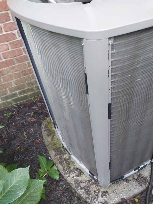 Completed comprehensive cooling system maintenance under Worry Free Service Agreement. Performed AC tune-up on outdoor condenser unit, including inspection of heat exchanger coils, condenser fins, refrigerant lines, electrical connections, and drain pan. All components found in proper working condition with no issues identified; system operating within normal parameters.
