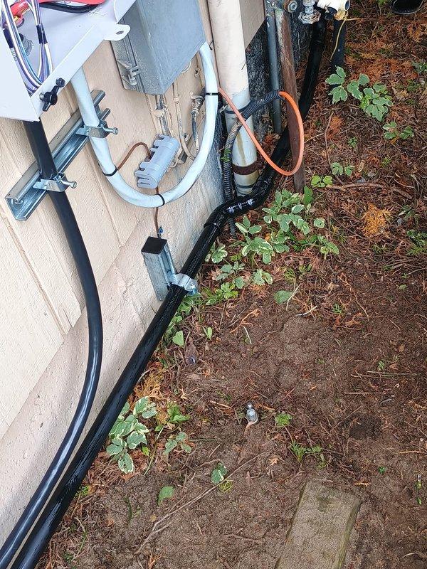 Successfully installed a Briggs & Stratton 13kW standby generator with a 100-amp automatic transfer switch at the residential property, ensuring compliance with code requirements by positioning the unit at least 5 feet from all windows and doors. The installation included mounting the generator on a concrete pad, running electrical conduit from the main service panel to the transfer switch and generator, establishing proper grounding, connecting the natural gas fuel line, and completing all necessary electrical connections. All components were tested and verified operational upon completion.