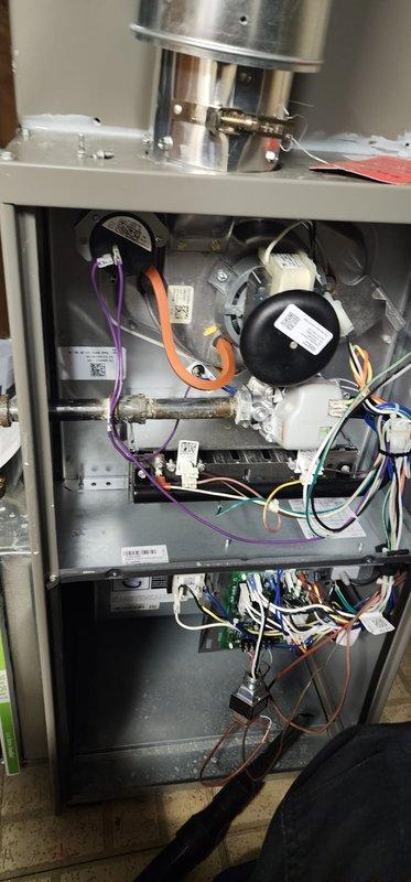 Completed routine air conditioning maintenance and system inspection per Worry Free Service Agreement. Performed comprehensive evaluation of Lennox HVAC system components including compressor, draft inducer motor assembly, electrical connections, and refrigerant lines. All components found operating within normal parameters with no deficiencies noted.