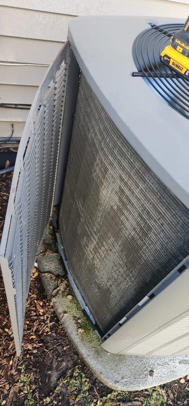 Completed comprehensive AC tune-up on 3-year-old outdoor condensing unit with no reported issues. Performed standard preventive maintenance protocol including refrigerant level verification, electrical connection inspection, condenser coil cleaning, fan motor operation check, and thermostat calibration. Unit operating within manufacturer specifications with all components functioning properly.