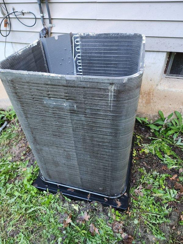 Completed routine preventative maintenance and cooling system tune-up on residential air conditioning unit as part of Worry Free Service maintenance plan. Performed comprehensive inspection of outdoor condenser unit, including examination of compressor, electrical connections, refrigerant lines, and internal components. All systems operating within normal parameters with no issues identified or repairs required.