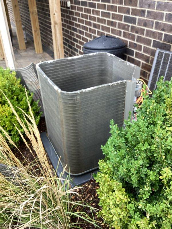 Completed preventative maintenance tune-up on residential cooling system. Unit was operating properly upon arrival. Performed comprehensive inspection of outdoor condenser unit and internal components, including compressor, refrigerant lines, and electrical connections. All components found to be in good working condition with no deficiencies noted.
