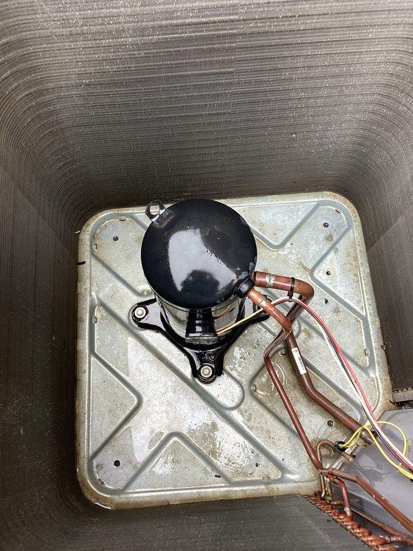 Completed preventative maintenance tune-up on residential cooling system. Unit was operating properly upon arrival. Performed comprehensive inspection of outdoor condenser unit and internal components, including compressor, refrigerant lines, and electrical connections. All components found to be in good working condition with no deficiencies noted.