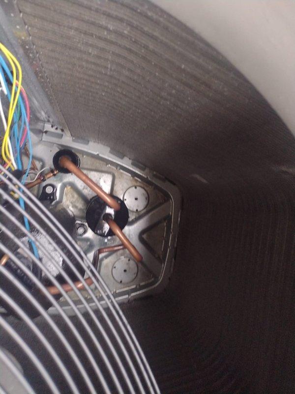 Completed comprehensive preventive maintenance tune-up on residential HVAC system. Performed thorough inspection of outdoor condenser unit, including examination of protective mesh grille, heat exchanger fins, and overall unit condition. Inspected internal air handler components, evaporator coil assembly, refrigerant lines, electrical connections, and mechanical housing to ensure proper system operation and identify any potential issues requiring attention.