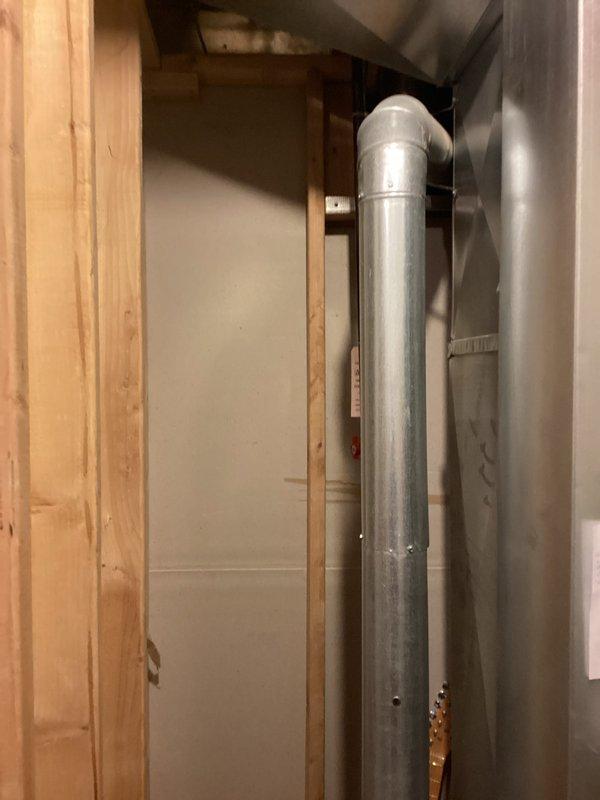 Assessed 24-year-old secondary heating system and identified cracked heat exchanger requiring immediate replacement due to safety concerns. Provided comprehensive estimate for new furnace installation including removal of existing unit, proper venting, and integration with current ductwork system in basement utility area.
